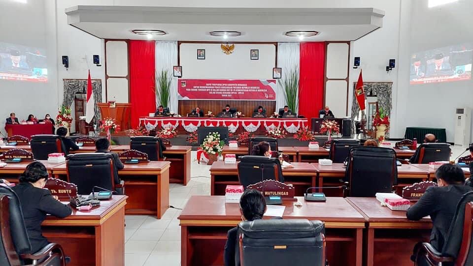 Paripurna DPRD Minahasa