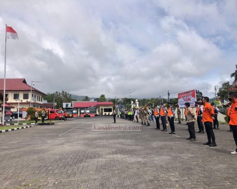 Apel Siaga Bencana Polres Minahasa