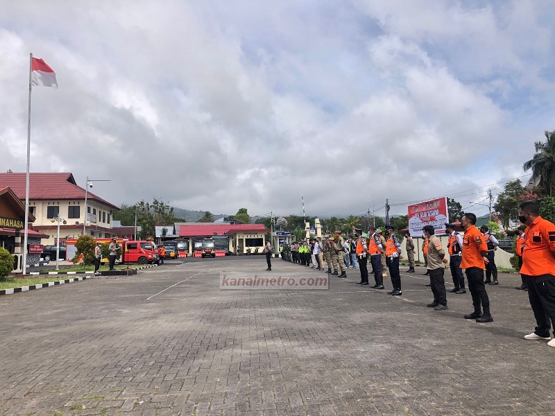 Apel Siaga Bencana Polres Minahasa