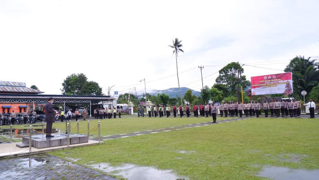 Gelar Pasukan Polres Tomohon