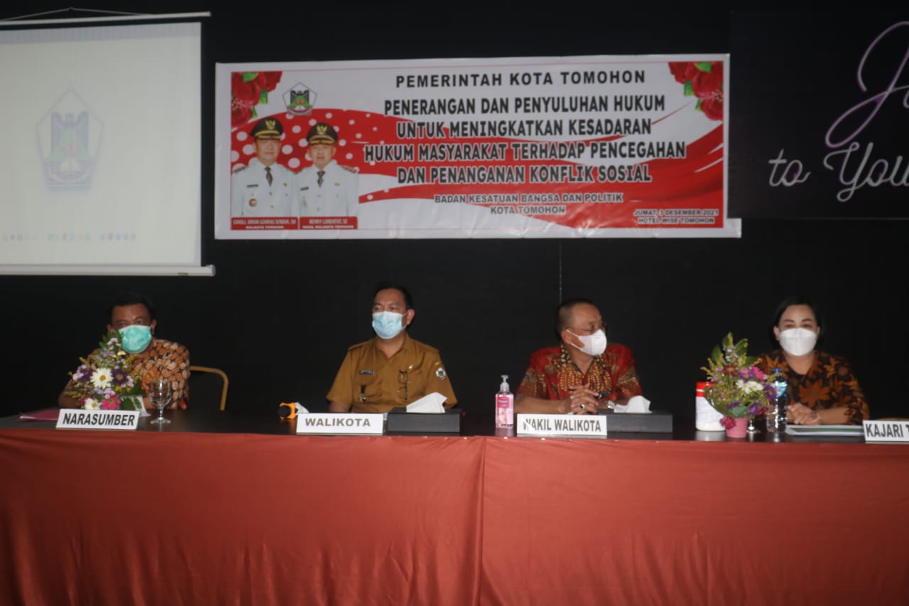Penyuluhan Hukum Pemkot Tomohon