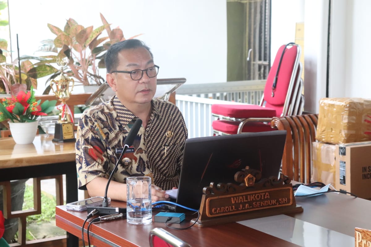 Walikota Tomohon Rapat Vaksinasi