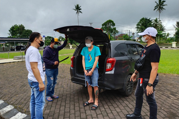 Pelaku Aniaya Parang Pangolombian Tomohon