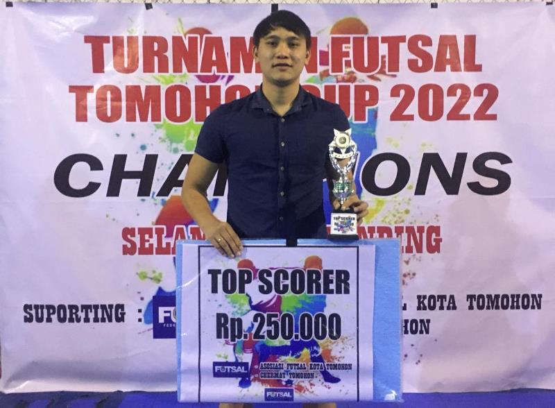 Top Skor Turnamen Futsal Tomohon Cup 2022