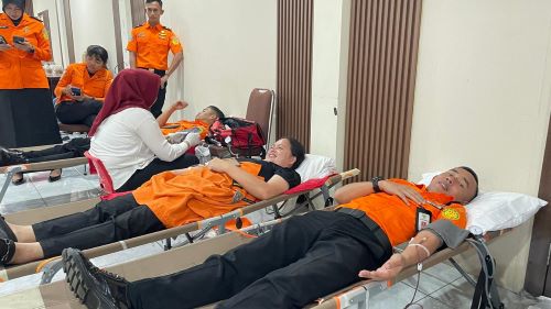 basarnas sulut donor darah