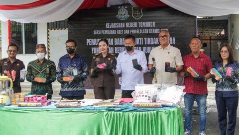 barang bukti kejari tomohon