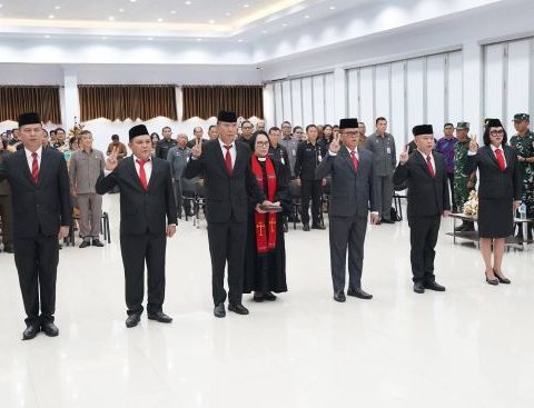 pelantikan pejabat minahasa