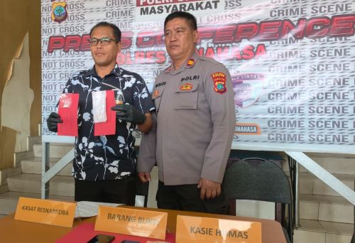 pengedar sabu polres minahasa