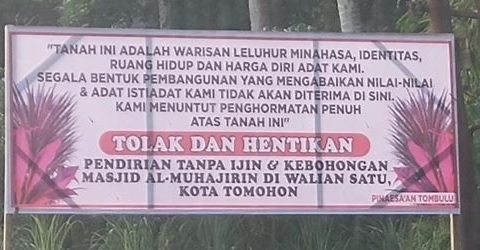 tomohon intoleran masjid